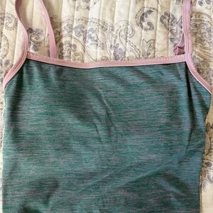 Green and Pink Women's Tank Top